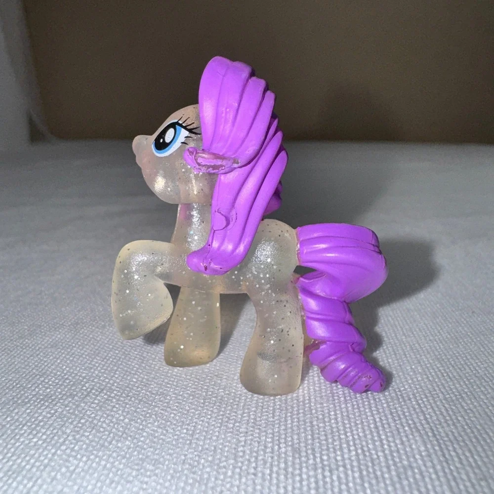 My Little Pony Rarity Glitter Translucent Blind Bag Figure 2010 Hasbro G4 2 Inch